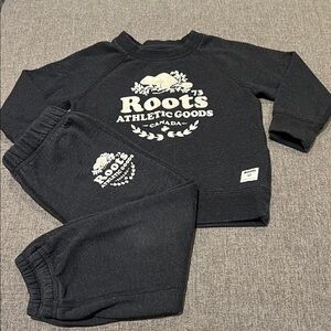 Roots Kids Black Sweatshirt